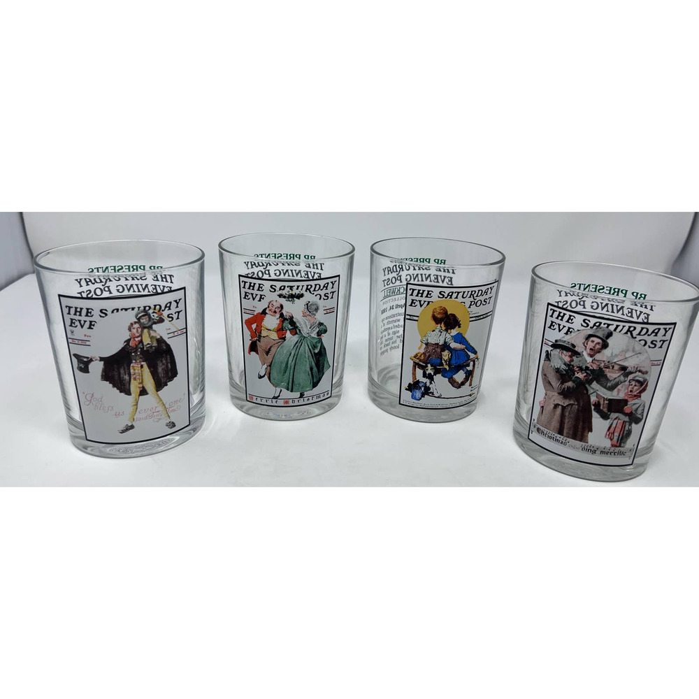 Norman Rockwell BP Presents The Saturday Evening‎ Post Glassware Collection